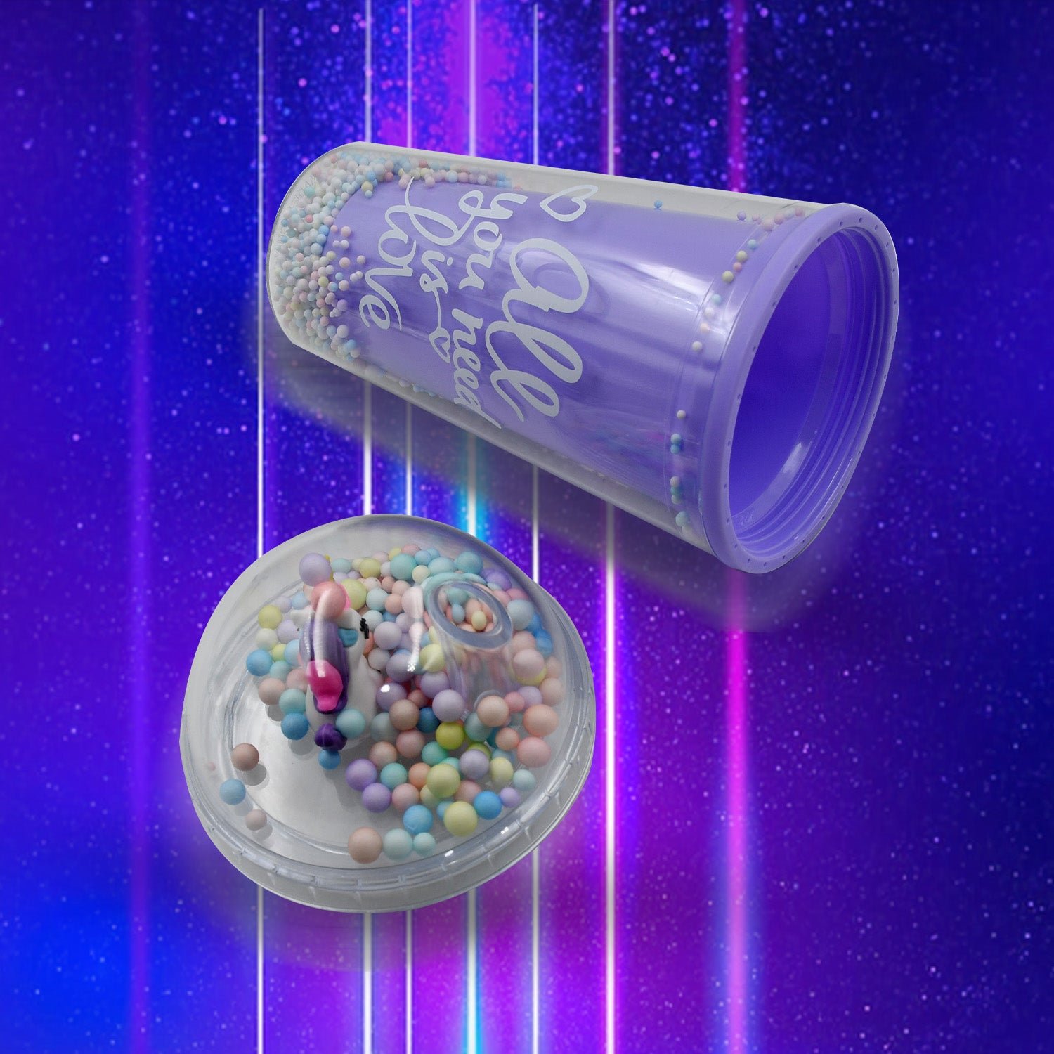 Kids LED Sipper Bottle with Toy & Straw – Fun Double Wall | Own Hydrate