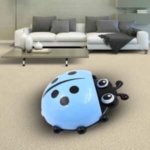 Ladybug Toothbrush Holder – Suction Hook Bathroom Organizer | BrushedUp