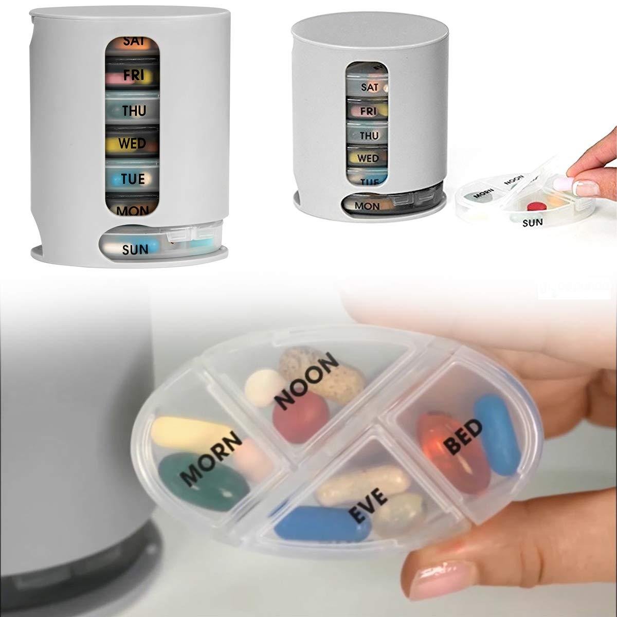 7-Day Pill Organizer – Weekly Medicine Dispenser & Box |