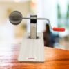 Coconut Scraper with Wooden Base – Safe & Durable | Quickslice