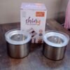 Airtight Stainless Steel Containers – See-Through Lid, 500ML (Set of 2) | Konvex