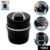 Car Ashtray with Lid & Blue LED Light – Portable Smokeless Design
