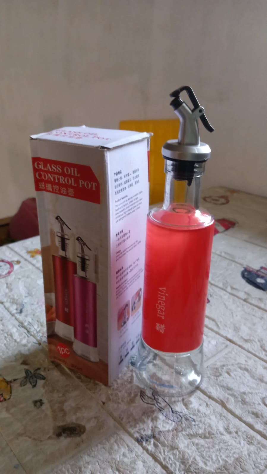 Olive Oil Dispenser – Leakproof Glass Bottle 300ml | Vastate