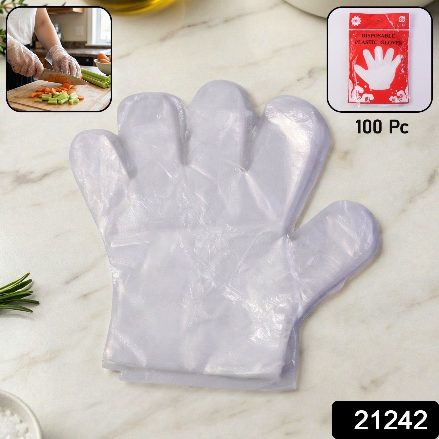 4d83409b-bf2c-4203-8b6d-d7075f994b07 Disposable Plastic Gloves – 100 Pack for Food Safety & Cleaning