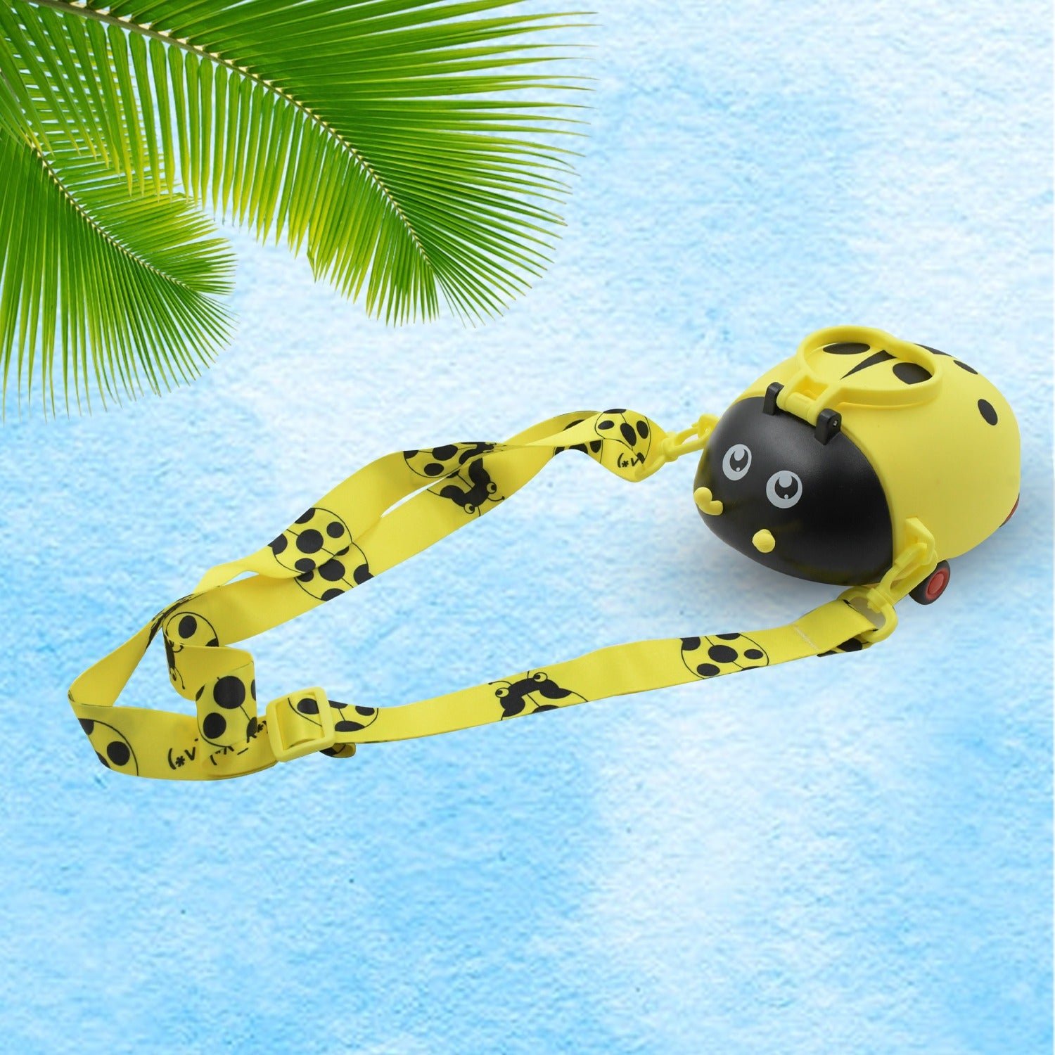 Kids Water Bottle – Cute Bug Shape, 1L with Straw & Strap | Own Hydrate