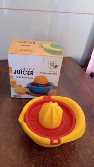 Orange Hand Press Juicer – Durable & Easy Clean | Corporate Kudos