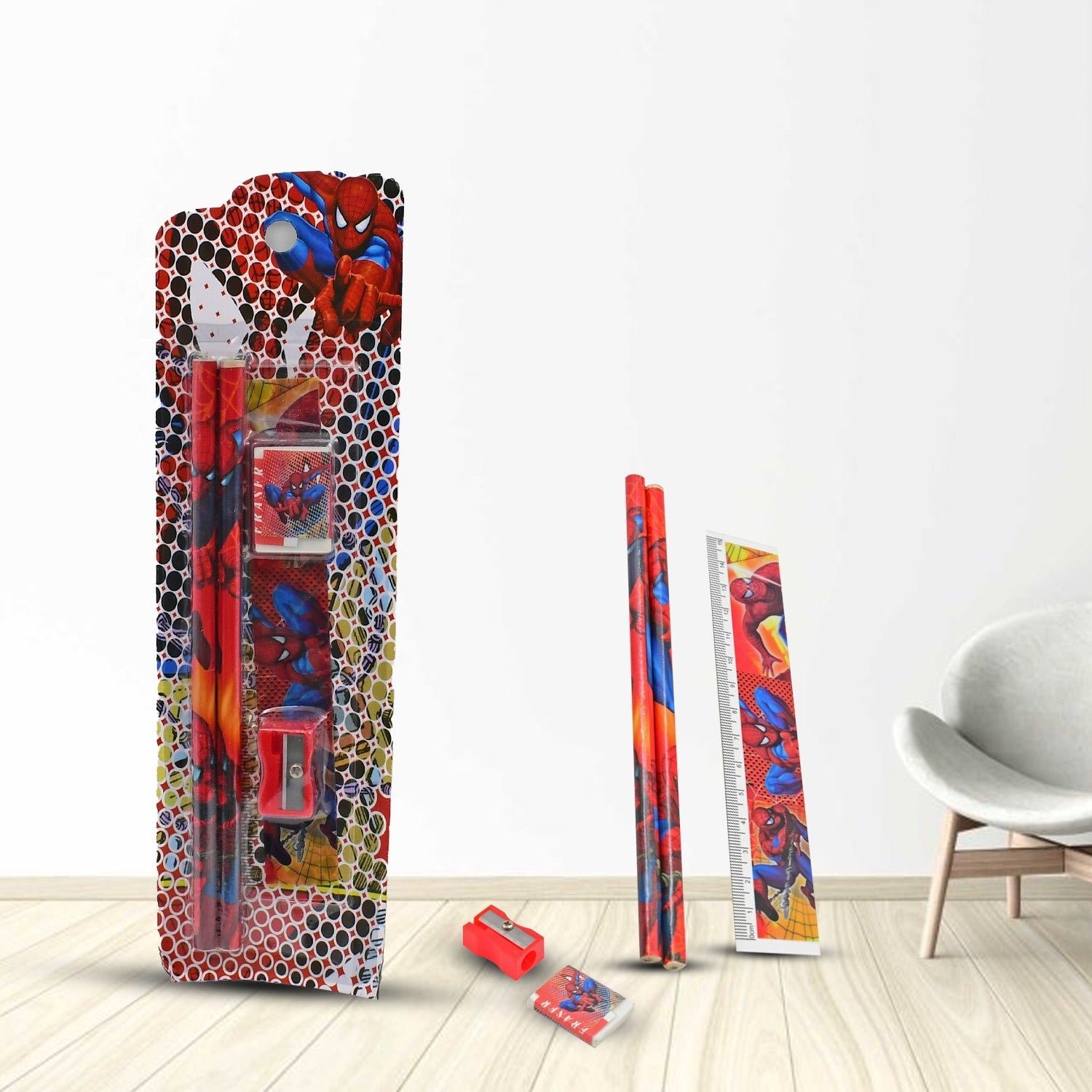 Kids Cartoon Pencil Set – Fun Wooden Stationery for School | Writezo