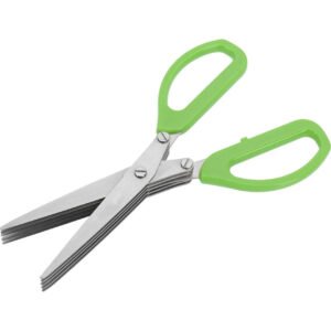 5-Blade Herb Scissors – Stainless Steel Kitchen Cutter | Quickslice