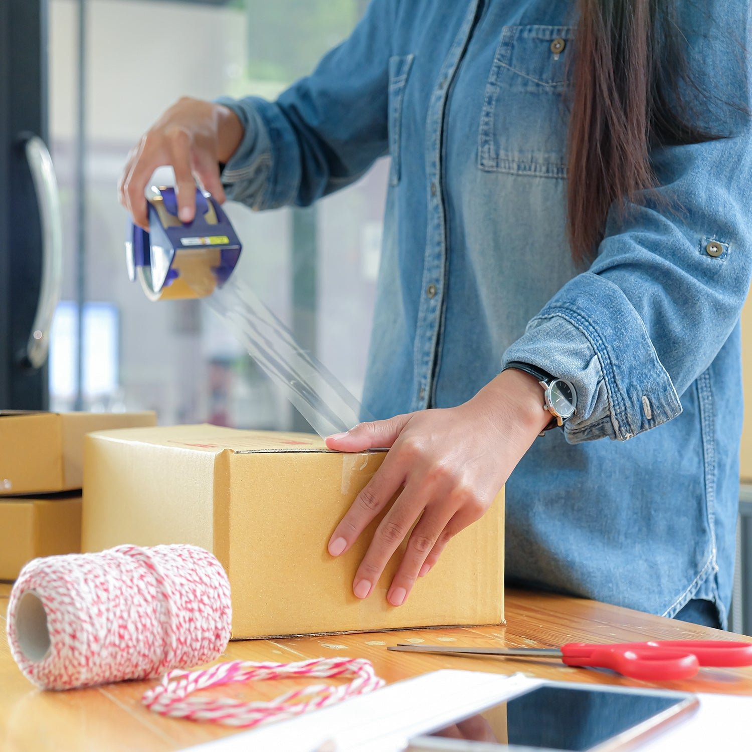 Transparent Packing Tape – Strong Adhesive 120M Roll | Styleva