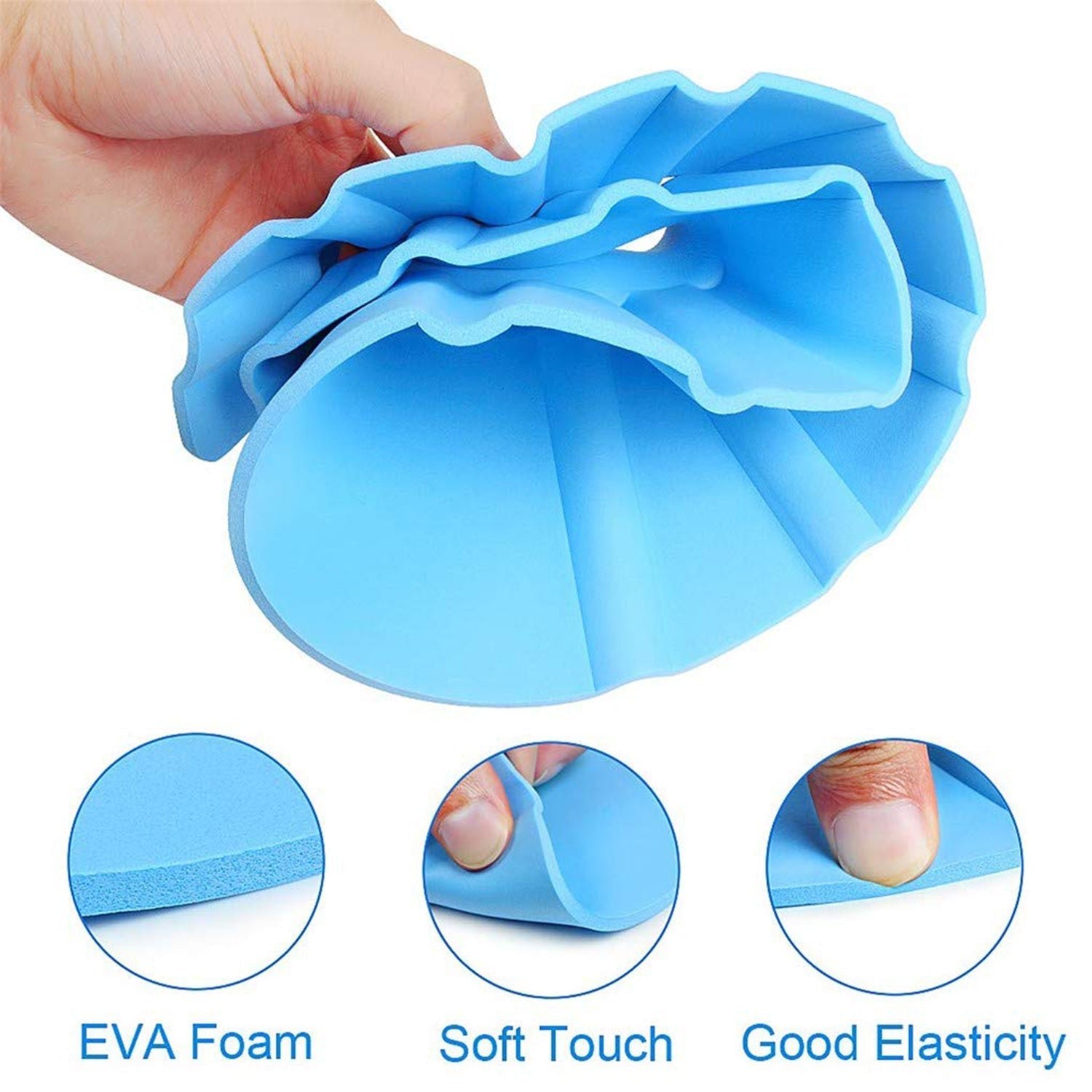 Adjustable Baby Shower Cap – Soft & Safe Eye Protection | Mini Bubbles