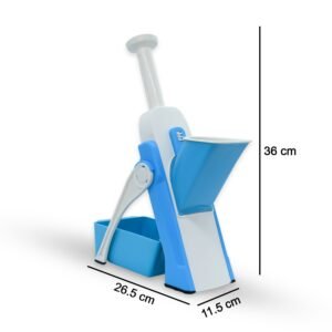 Vegetable Chopper – Adjustable Hand Press Slicer | XcelCraft
