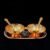 Gold Silver Plated Tray Set – Brass with Bowls & Spoons | Lunchie Bunchie