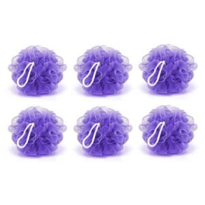 Bath Loofah Sponge – 6 Pcs Exfoliating Body Scrubber | VelvaBloom