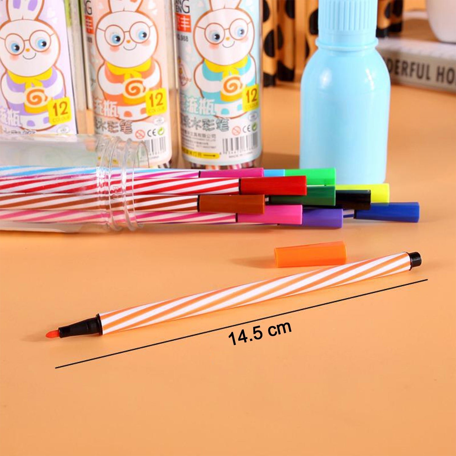 Minions Sketch Pen Set – 12 Vibrant Pens for Kids & Return Gifts | InkGlow