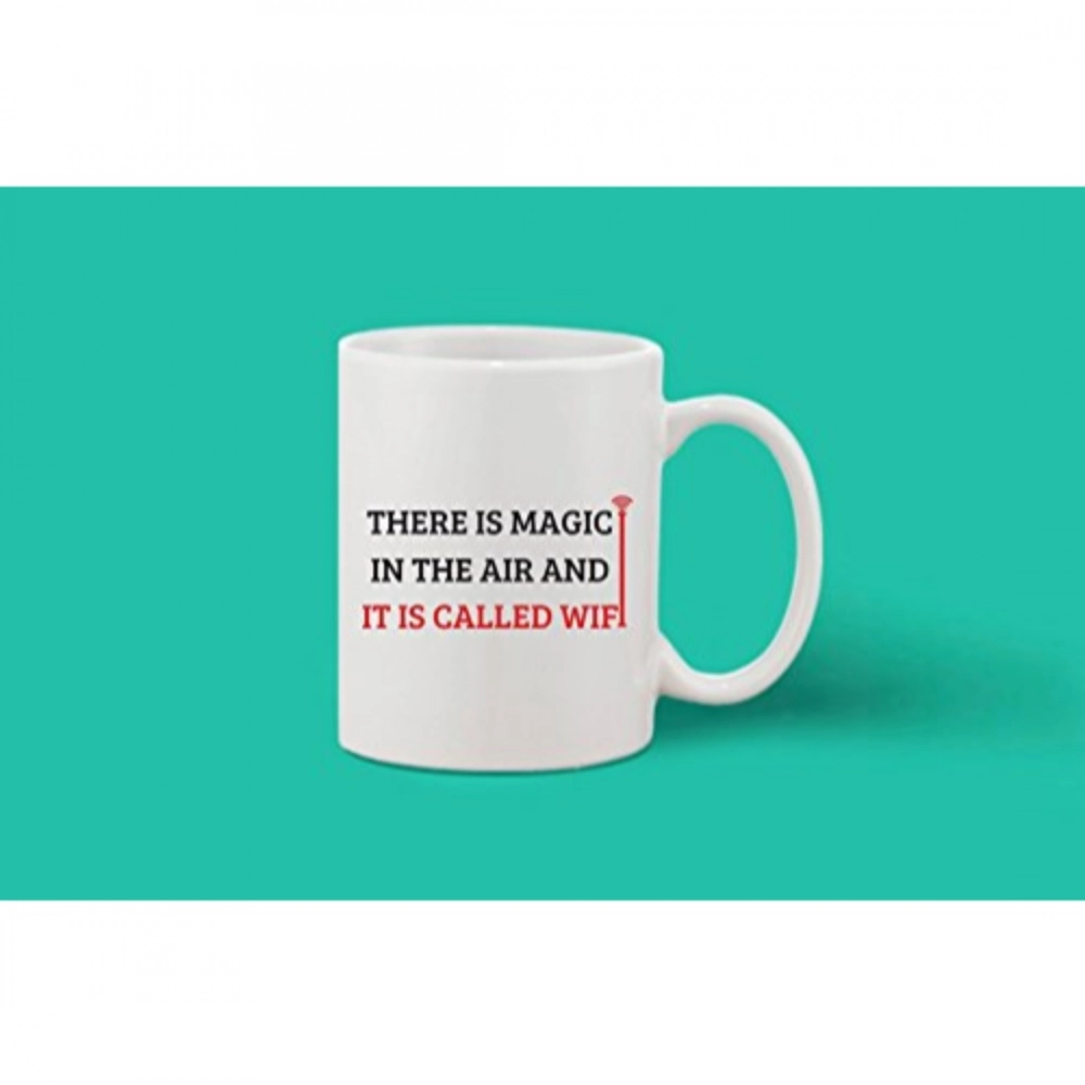 Generic Printed Ceramic Coffee Mug - 1 Pieces, White, 11oz - Image 2