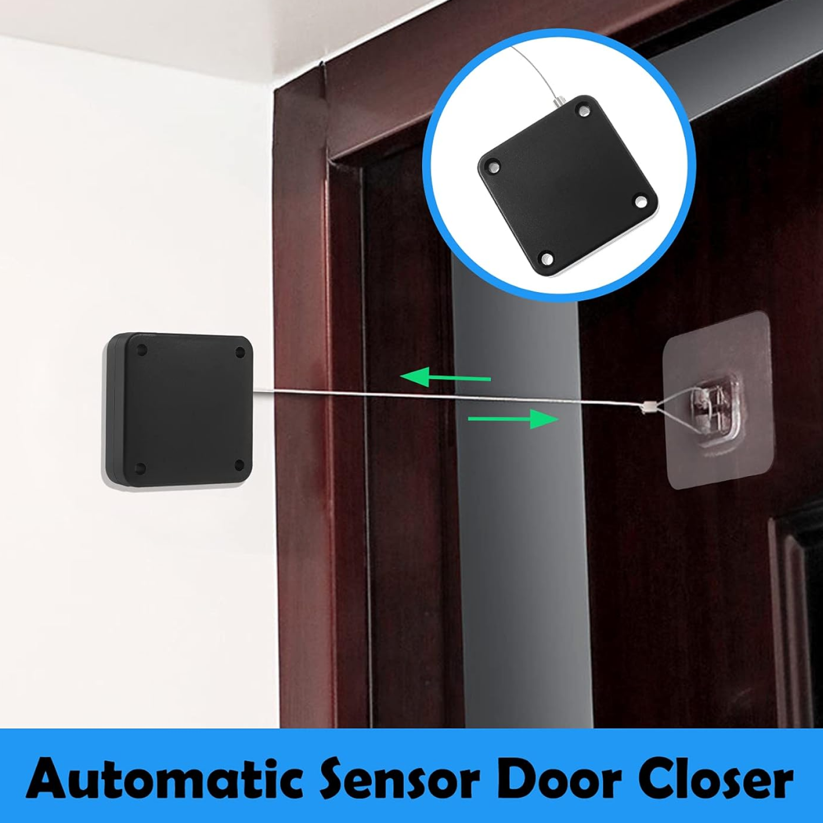 Automatic Door Closer – Punch-Free Sensor for Home | Safelix