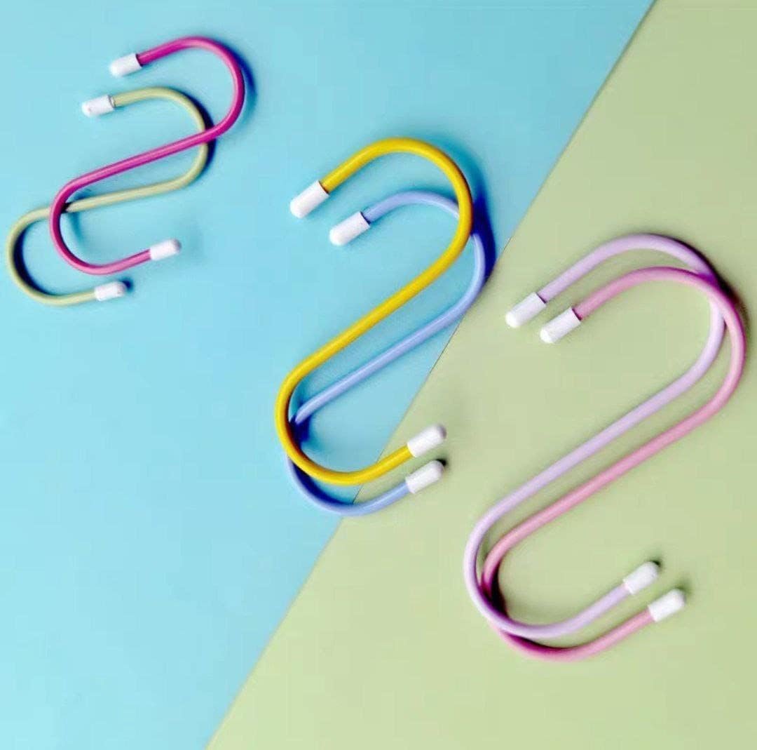 S Hooks Metal – Heavy Duty Hanging Hooks (6 Pcs) | VoltDesk