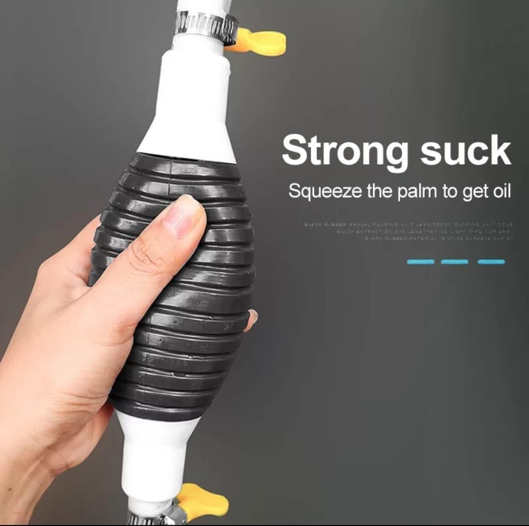 Fuel Transfer Pump – Portable Manual Siphon Kit for Liquids