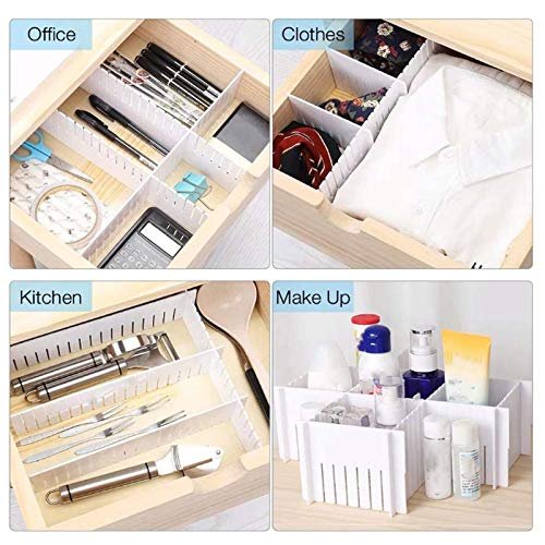 Adjustable Drawer Organizer – Multipurpose Storage Solution 6 Pcs Set | CookAura
