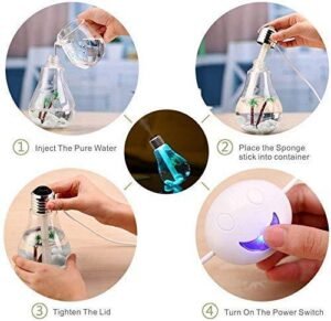Automatic Air Freshener Humidifier – Cool Mist, LED Light | Velvet Wheels