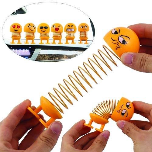 51VySRVkaRL Shaking Head Doll – Smiling Emoticon Figure | Dollovia