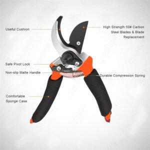 Garden Pruners – Sharp, Ergonomic Grip | Grow Garden Tools