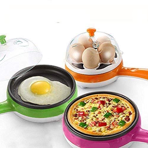 Electric Egg Boiler Frying Pan – 2-in-1 Non-Stick Cooker | Siplix