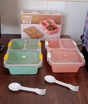 Kids Lunch Box – 3-Compartment, Leak-Proof Tiffin | Lunchie Bunchie