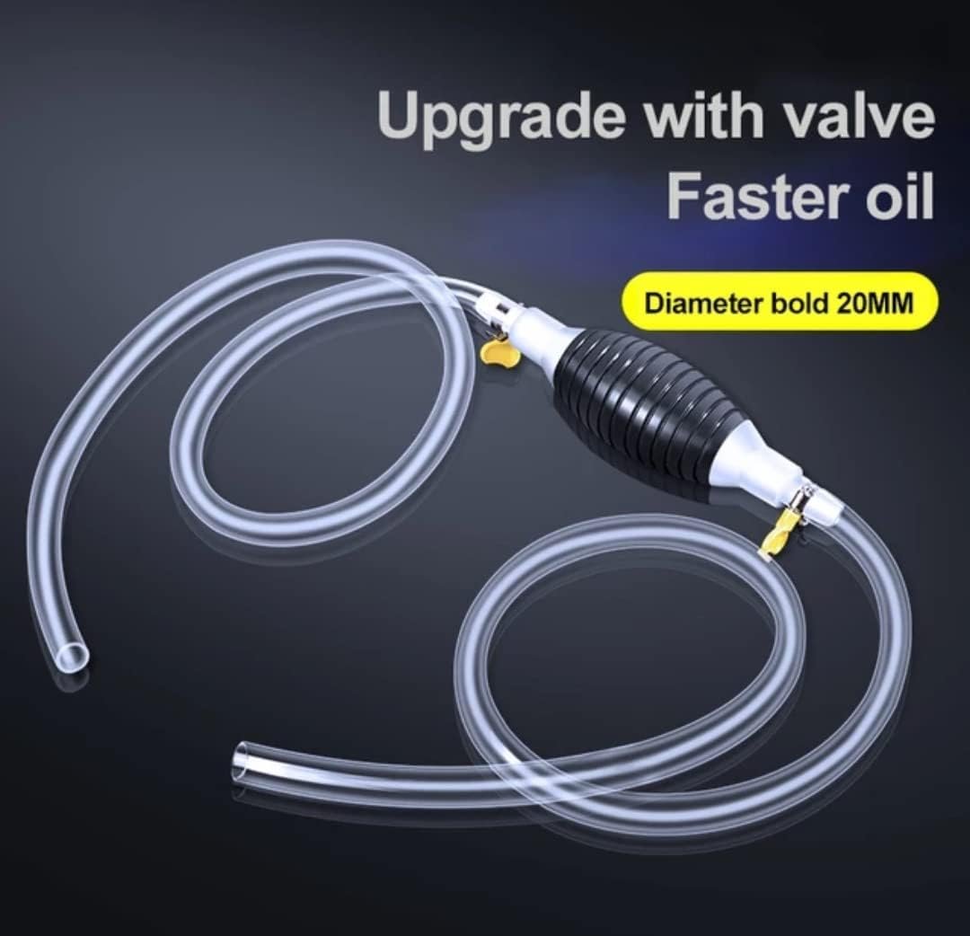Fuel Transfer Pump – Portable Manual Siphon Kit for Liquids