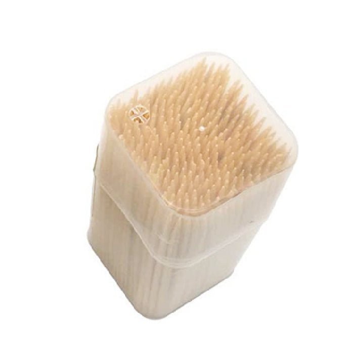 Wooden Toothpicks – Hygienic Dispenser Box, 250 Sticks |