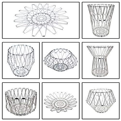 Foldable Fruit Basket – Multipurpose Stainless Steel | Tidy Table