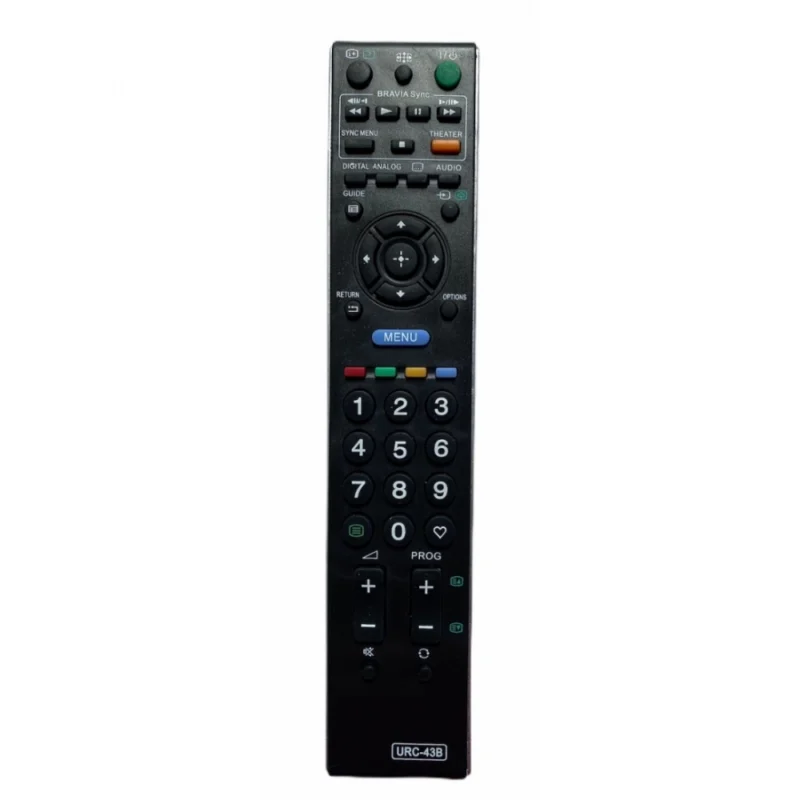 LCD_LED Remote No. URC 43, Compatible With Sony Bravia LCD_LED TV Remote Control_Old Remote Functions Must Be Exactly Same (Color:Multi)