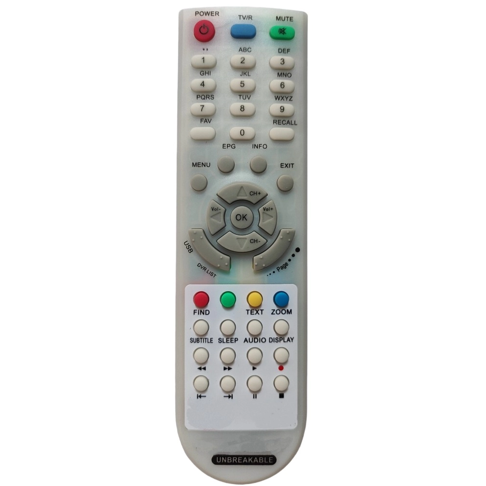 DTH Setup Box Remote, Compatible with MCBS 4000 DTH Set Top Box Remote Control (Exactly Same Remote will Only Work)