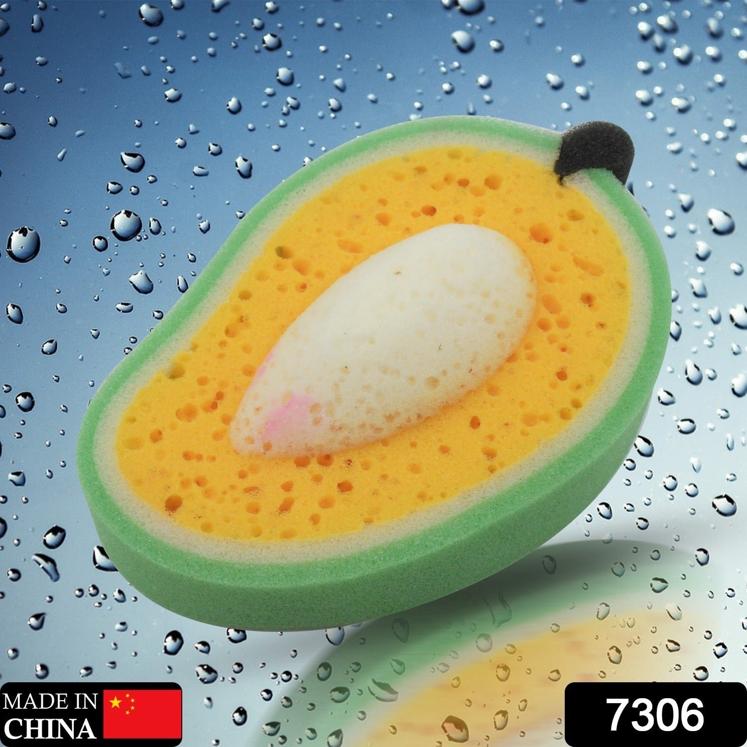 Mango Dish Sponge – Soft, Durable & Multipurpose Cleaner | VelvetBubbles