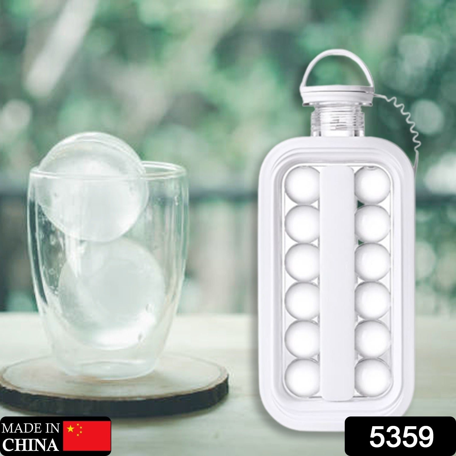 Foldable Ice Tray – 2-in-1 Ice Ball Maker & Bottle | ChefAura