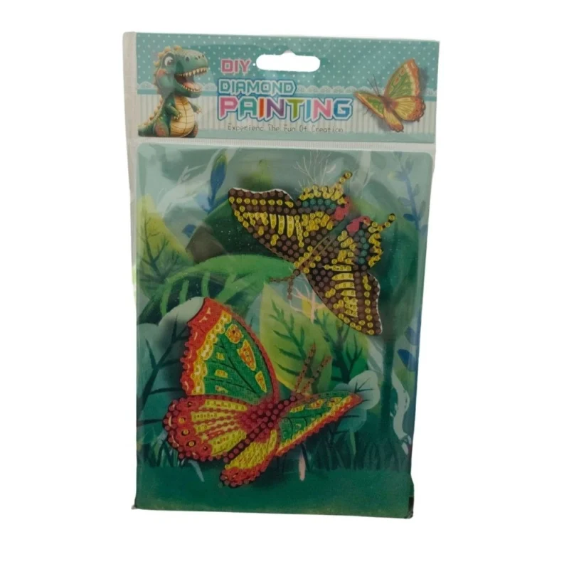 Pack Of_2 Diamond Painting Kit - Butterfly | Cardboard | Stationery | 2+ Years