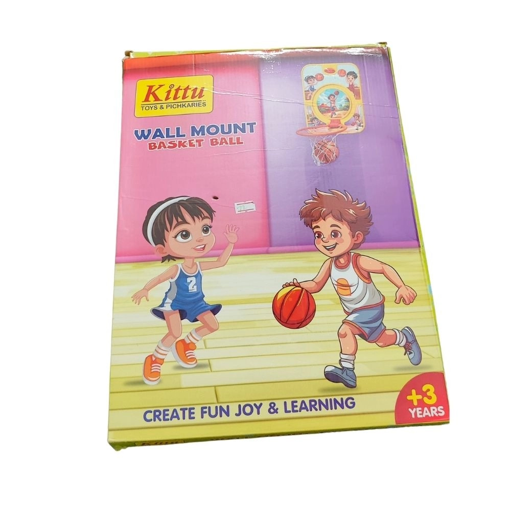 Basket Ball Set | Plastic | Educational Toys| 3+ Years - Image 3