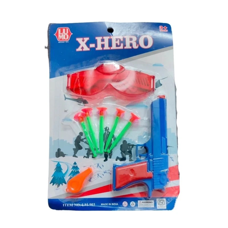 Pack Of_3 X-Hero | Plastic | Toys| 1+ Years