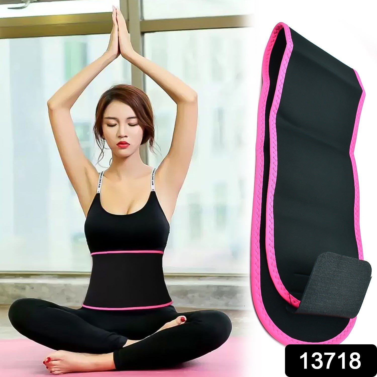 Waist Support Belt – Neoprene Ab Trainer for Back Support | Indo Glow