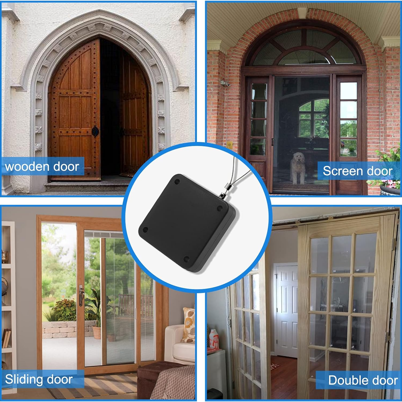 Automatic Door Closer – Punch-Free Sensor for Home | Safelix