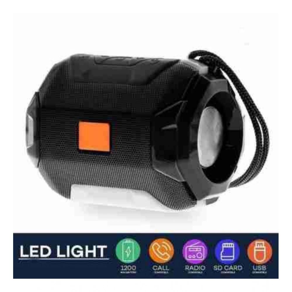 Plastic Rubber Wireless A005 Bluetooth Speaker (Black) - Image 3