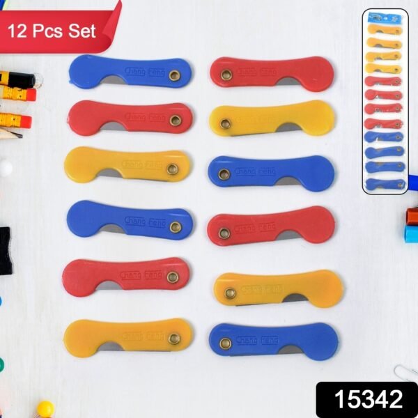 Mini Paper Cutter Knife – Multicolour 12-Pack | CutNova