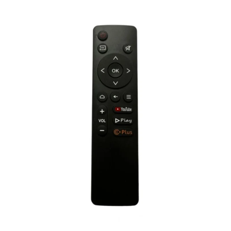 Smart TV Remote No. 1053 with YouTube - Plus Functions- Compatible-Replacement for Coocaa Smart TV LCD-LED Remote Control (Black)