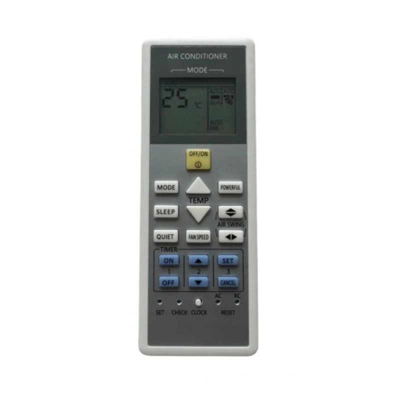 AC Remote No. 157B Compatible-Replacement for Panasonic AC Remote Control (Grey)