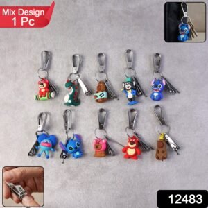 Cartoon Nail Cutter Keychain – Compact Mini Nail Clipper