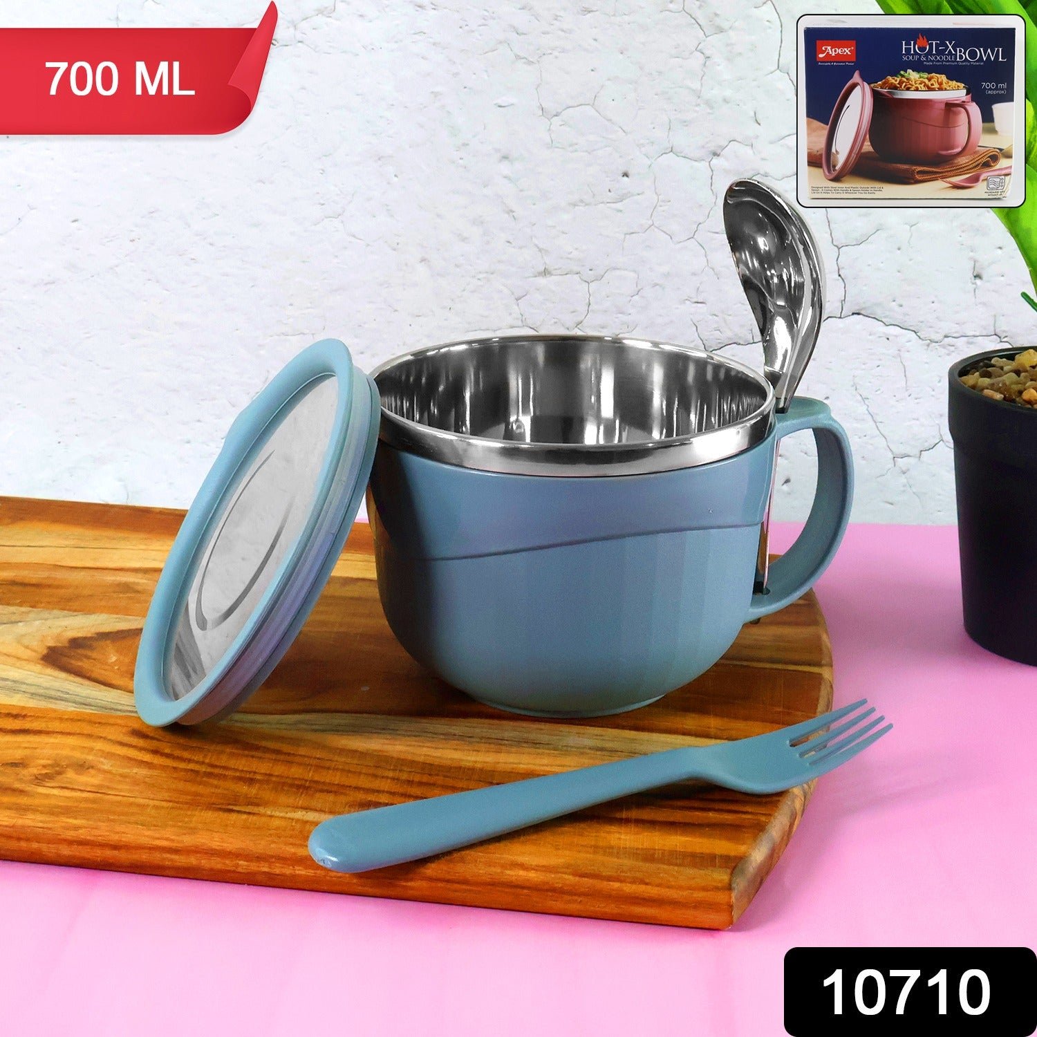 Insulated Soup & Noodle Bowl 700ML – Keep Meals Hot On-The-Go
