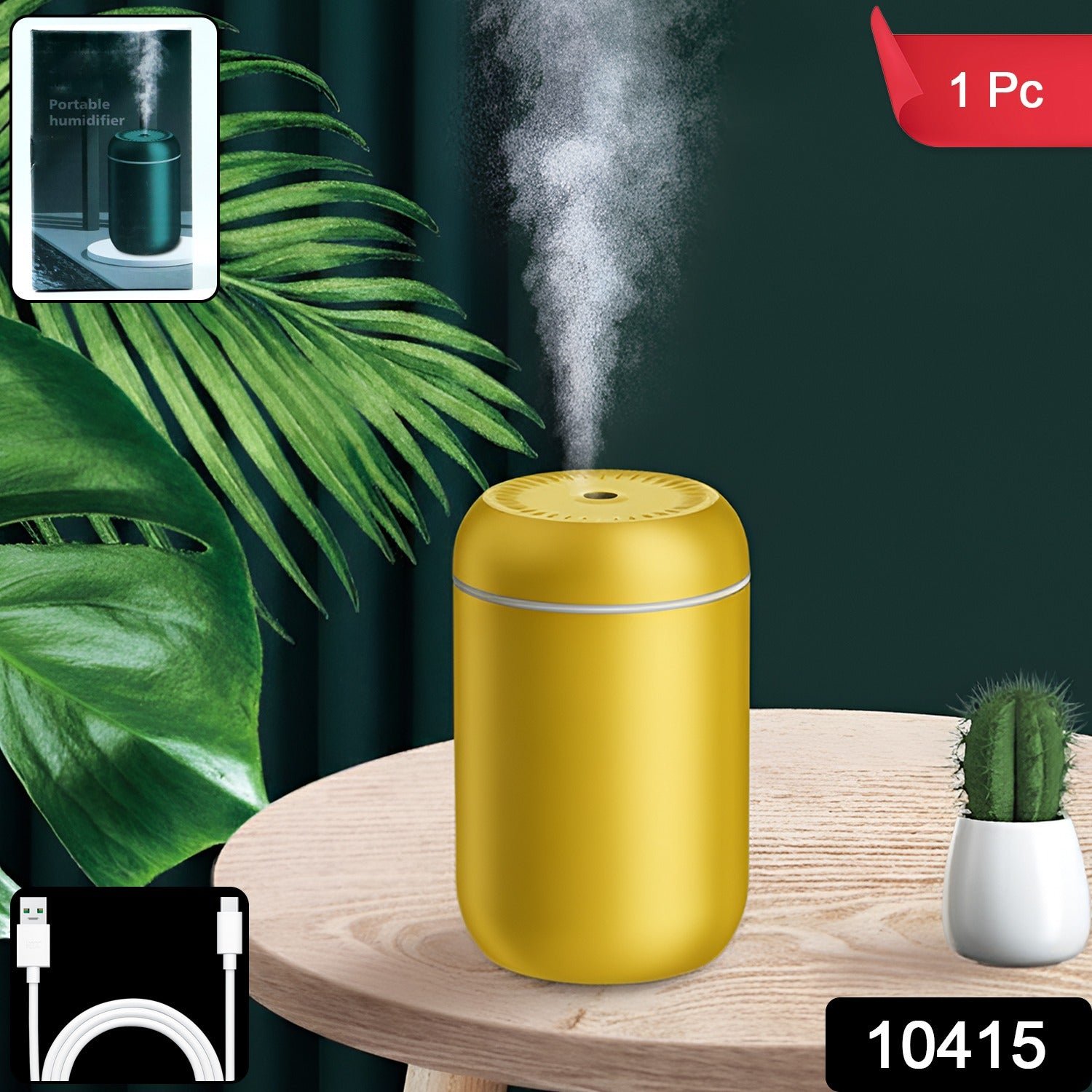 USB Mini Air Humidifier – Portable, Quiet Mist Diffuser for Home