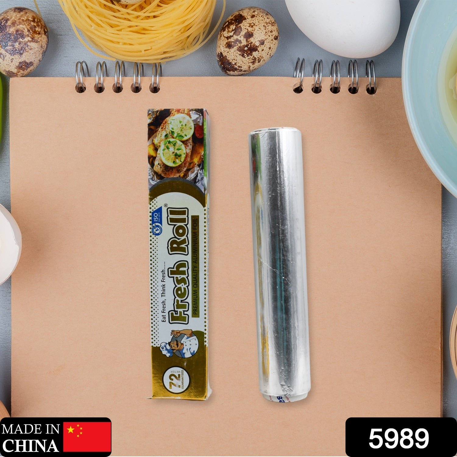 Aluminum Foil Roll – Heavy Duty Food Grade 72 Mtr | Powermate Kitchen