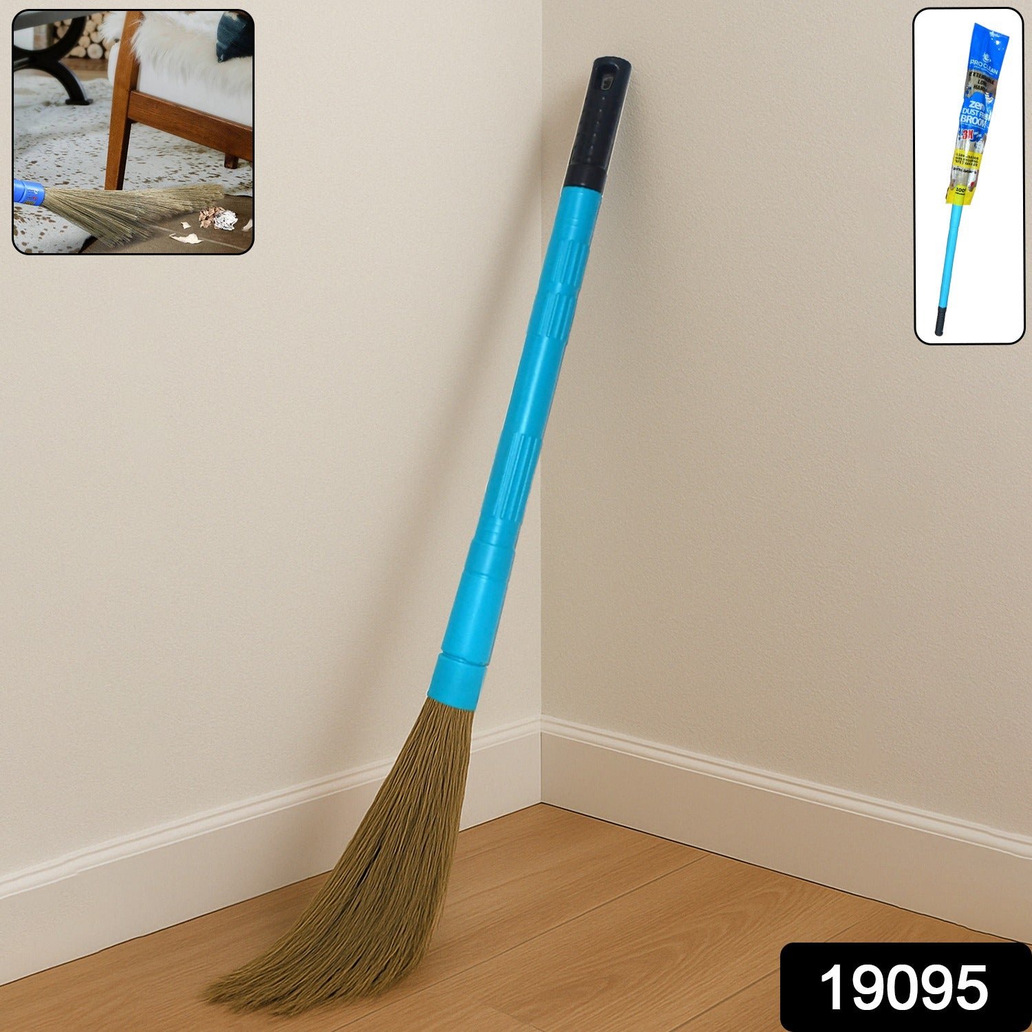 Floor Broom – Adjustable Handle for Easy Cleaning