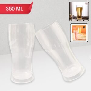 Unbreakable Pitcher Glass Set – Durable 350ML Plastic Tumblers
